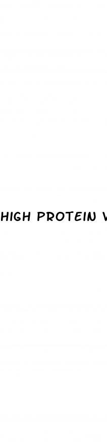 high protein vegetarian diet for weight loss