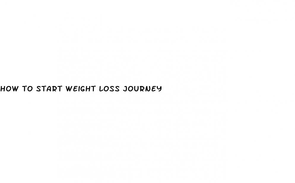 how to start weight loss journey