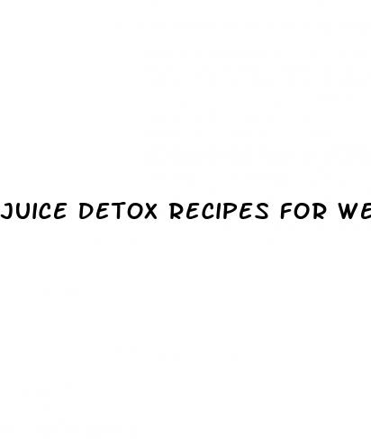 juice detox recipes for weight loss