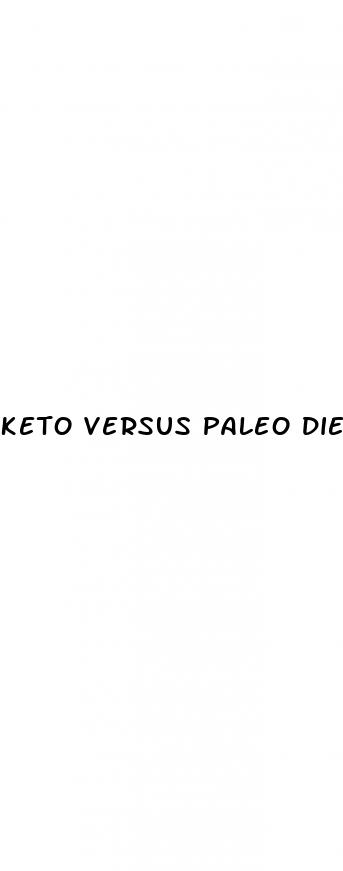 keto versus paleo diet