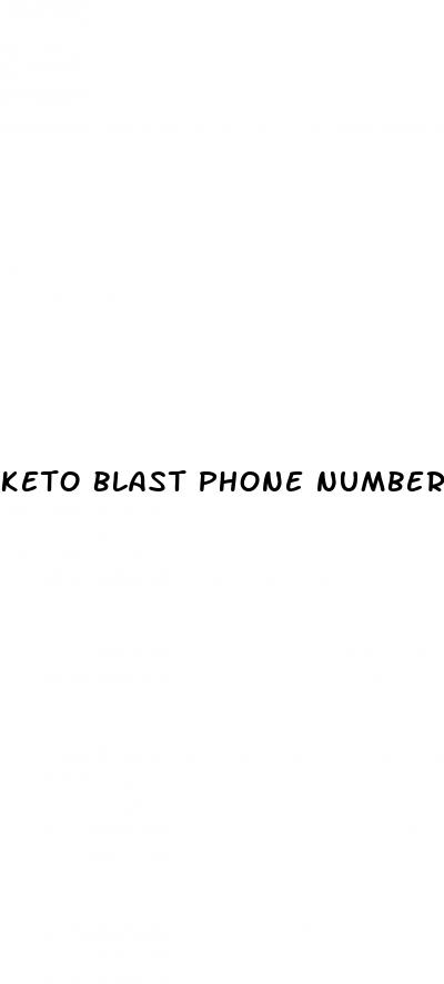 keto blast phone number