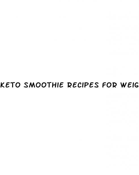 keto smoothie recipes for weight loss