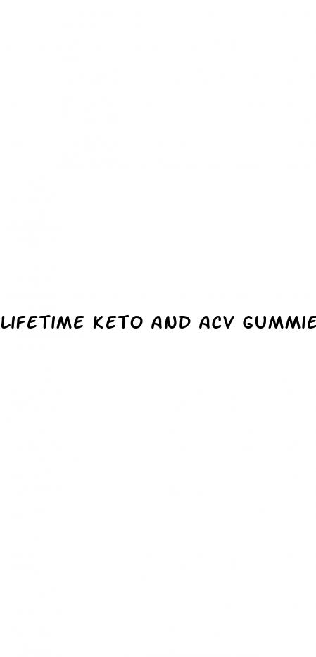 lifetime keto and acv gummies