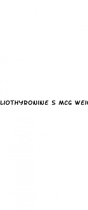 liothyronine 5 mcg weight loss