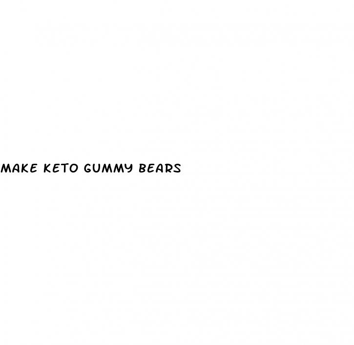 make keto gummy bears