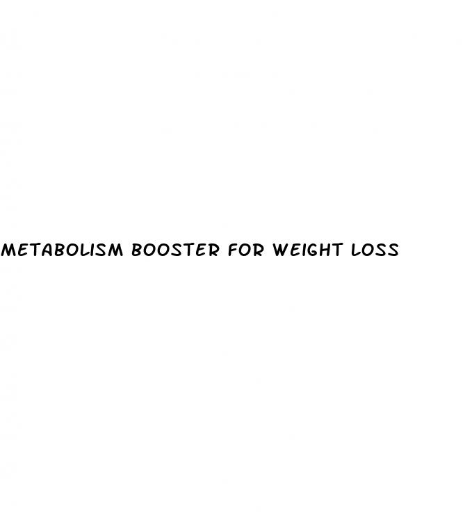 metabolism booster for weight loss