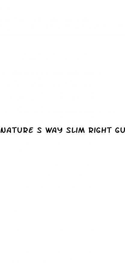 nature s way slim right gummies