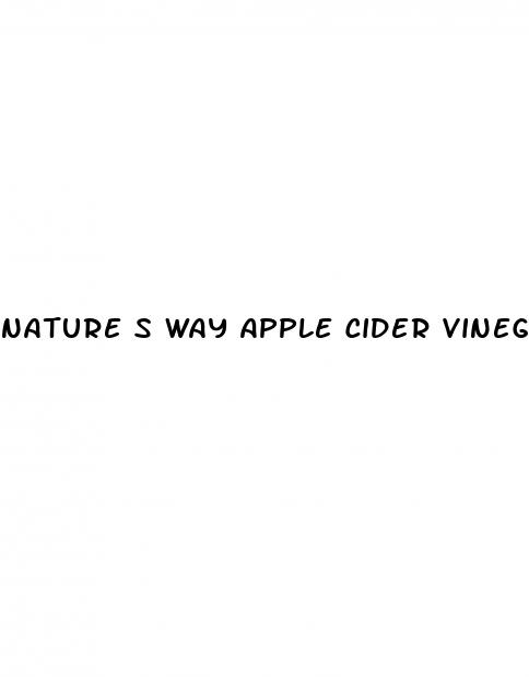 nature s way apple cider vinegar gummies