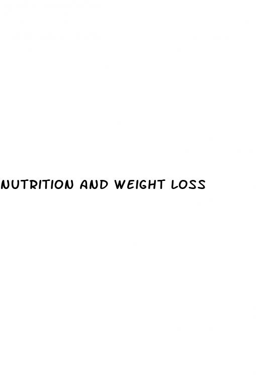 nutrition and weight loss