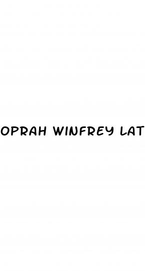oprah winfrey latest diet