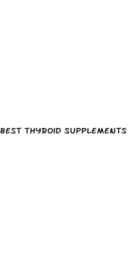 best thyroid supplements for weight loss