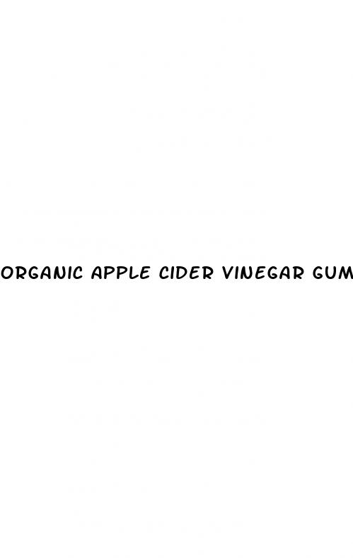 organic apple cider vinegar gummies