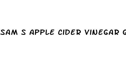 sam s apple cider vinegar gummies