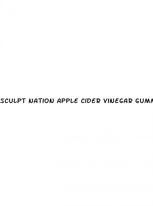 sculpt nation apple cider vinegar gummies