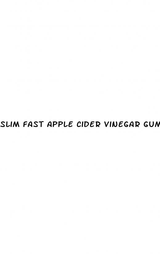 slim fast apple cider vinegar gummies benefits