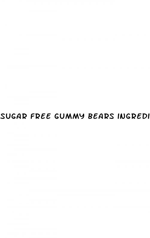 Sugar Free Gummy Bears Ingredients ﻿Family Health Bureau