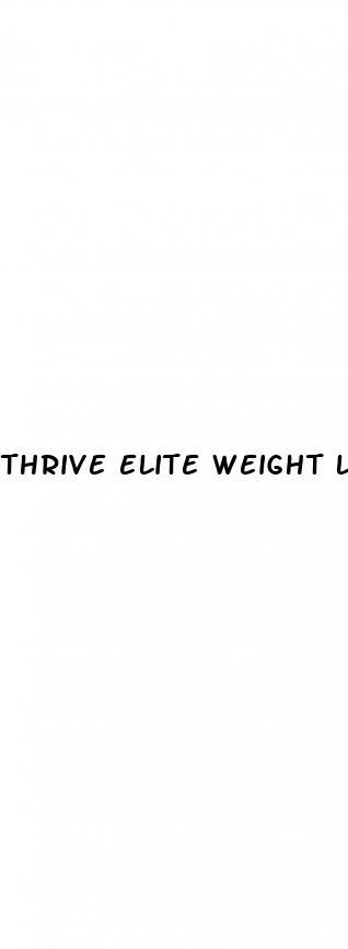 thrive elite weight loss reviews