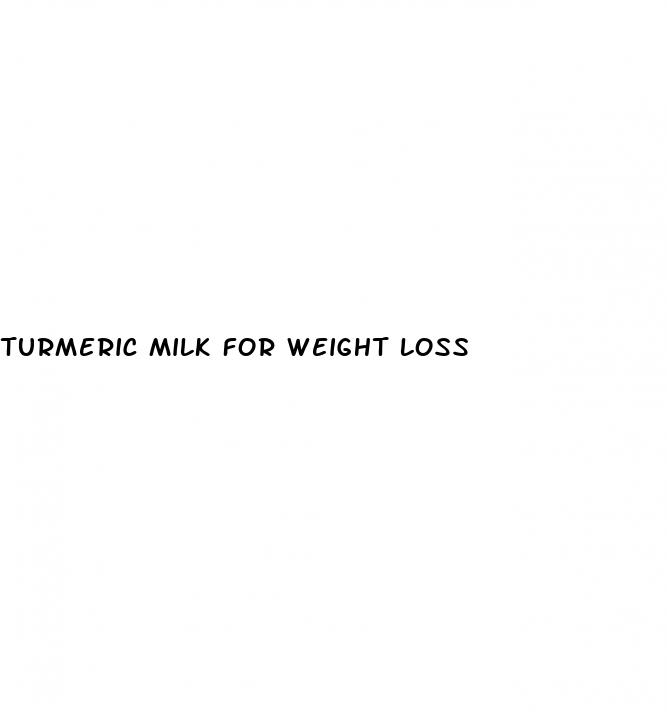 turmeric milk for weight loss