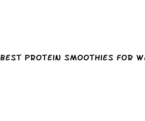 best protein smoothies for weight loss