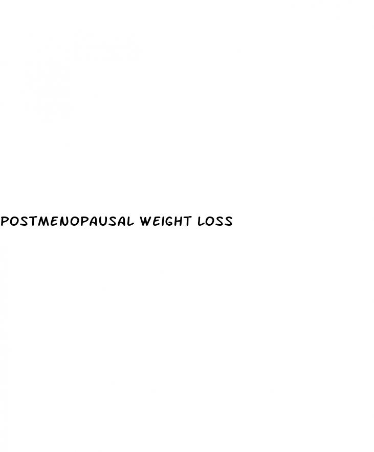 postmenopausal weight loss