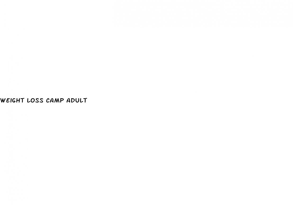 weight loss camp adult
