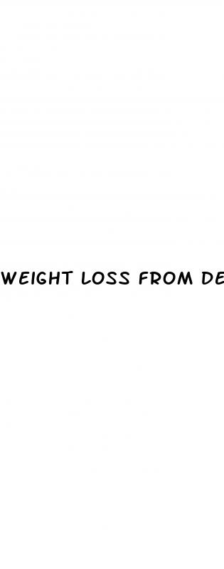 weight loss from depression