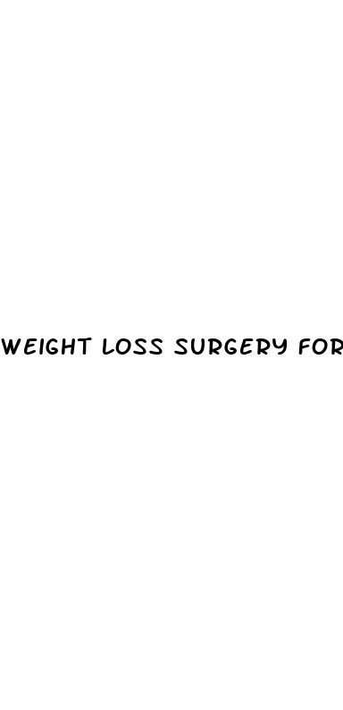 weight loss surgery for 50 pounds overweight