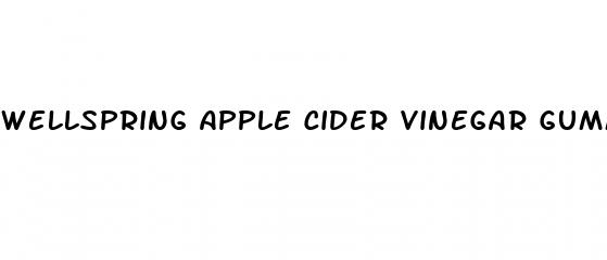 wellspring apple cider vinegar gummies