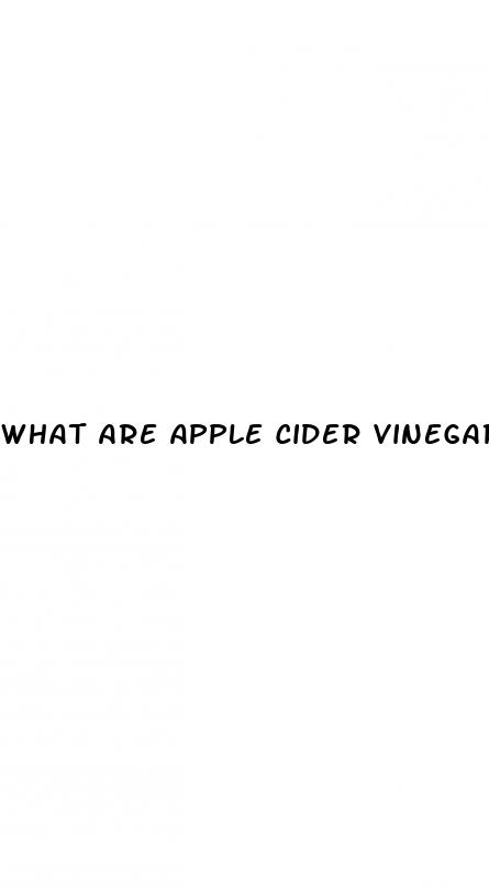 what are apple cider vinegar gummy s for