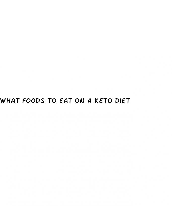 what foods to eat on a keto diet