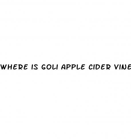 where is goli apple cider vinegar gummies made