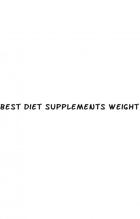 best diet supplements weight loss