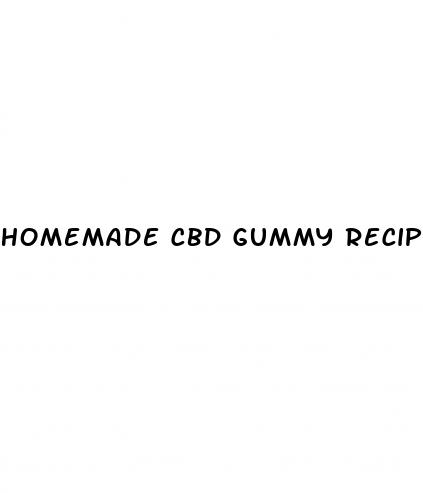 homemade cbd gummy recipe