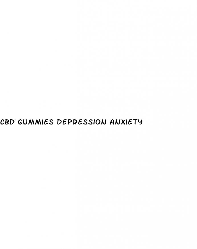 cbd gummies depression anxiety