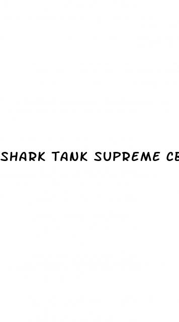 shark tank supreme cbd gummies