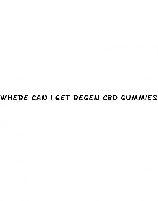 where can i get regen cbd gummies