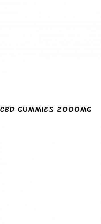 cbd gummies 2000mg