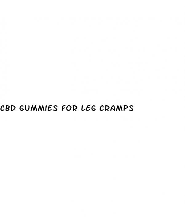 cbd gummies for leg cramps