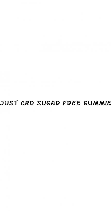 just cbd sugar free gummies