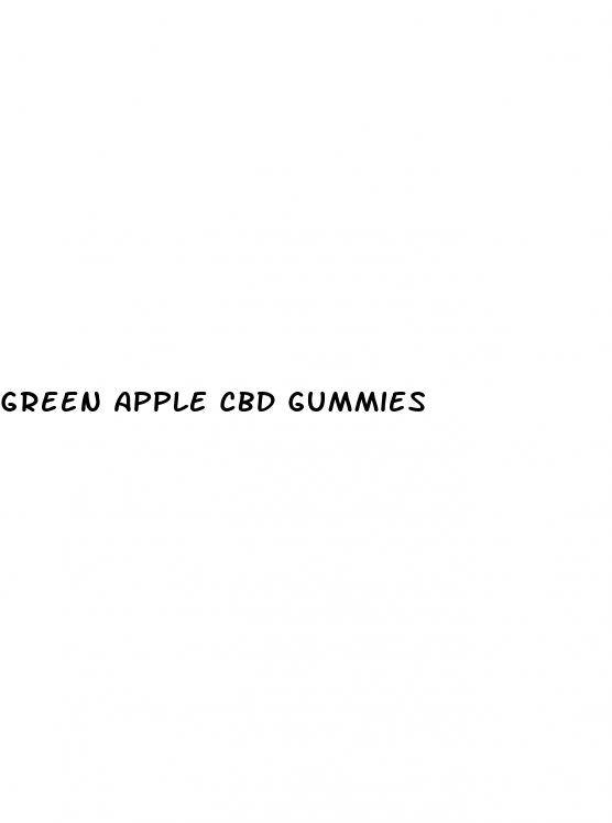 green apple cbd gummies