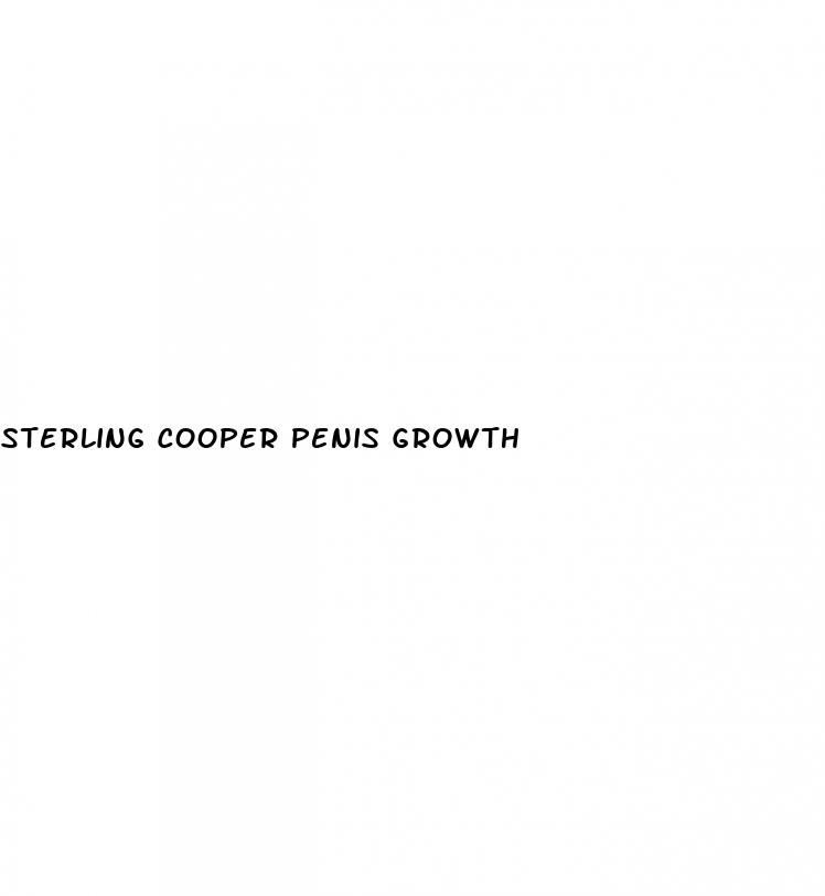 sterling cooper penis growth
