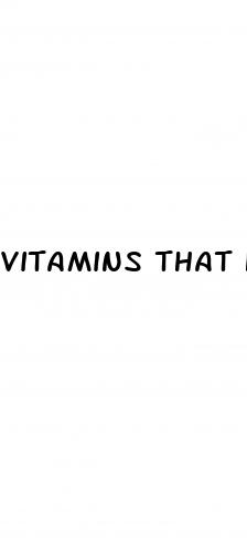 vitamins that help penis growth