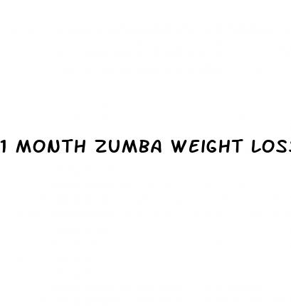 1 month zumba weight loss results