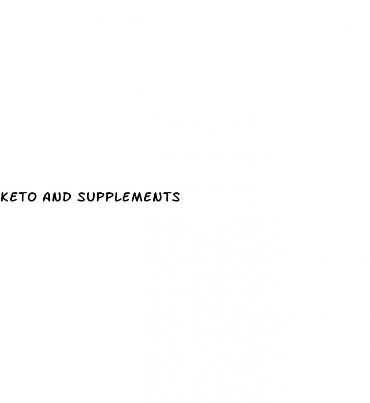 keto and supplements