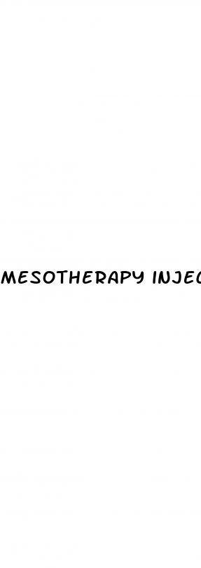 mesotherapy injections for weight loss