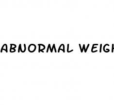 abnormal weight loss icd 10