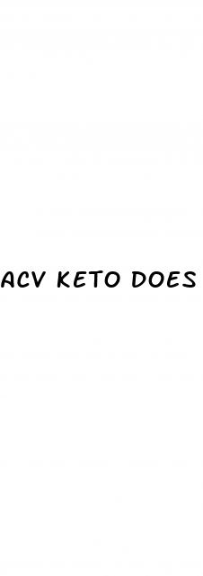 acv keto does it work