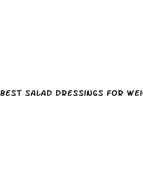 best salad dressings for weight loss