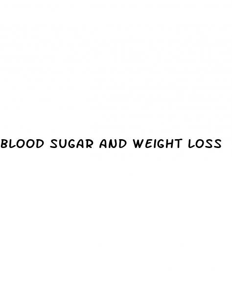 blood sugar and weight loss