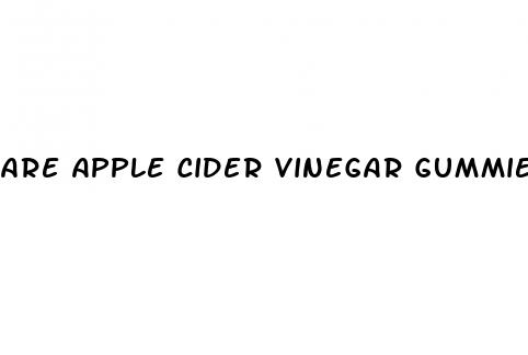 are apple cider vinegar gummies safe while breastfeeding